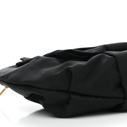 Prada Tessuto Nylon Bow Wristlet Black 5 of 10