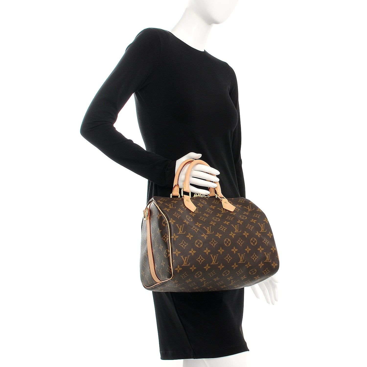Louis Vuitton Monogram Speedy Bandouliere 30 3 of 9