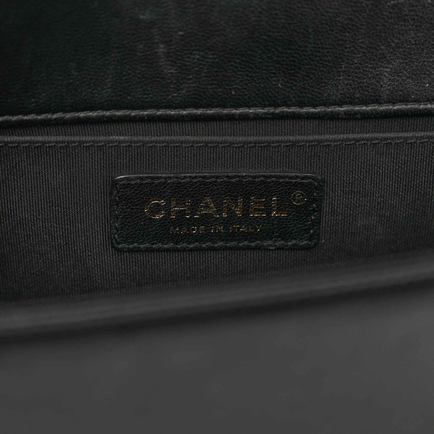 Chanel Lambskin Quilted Medium Boy Flap Black 7 of 12