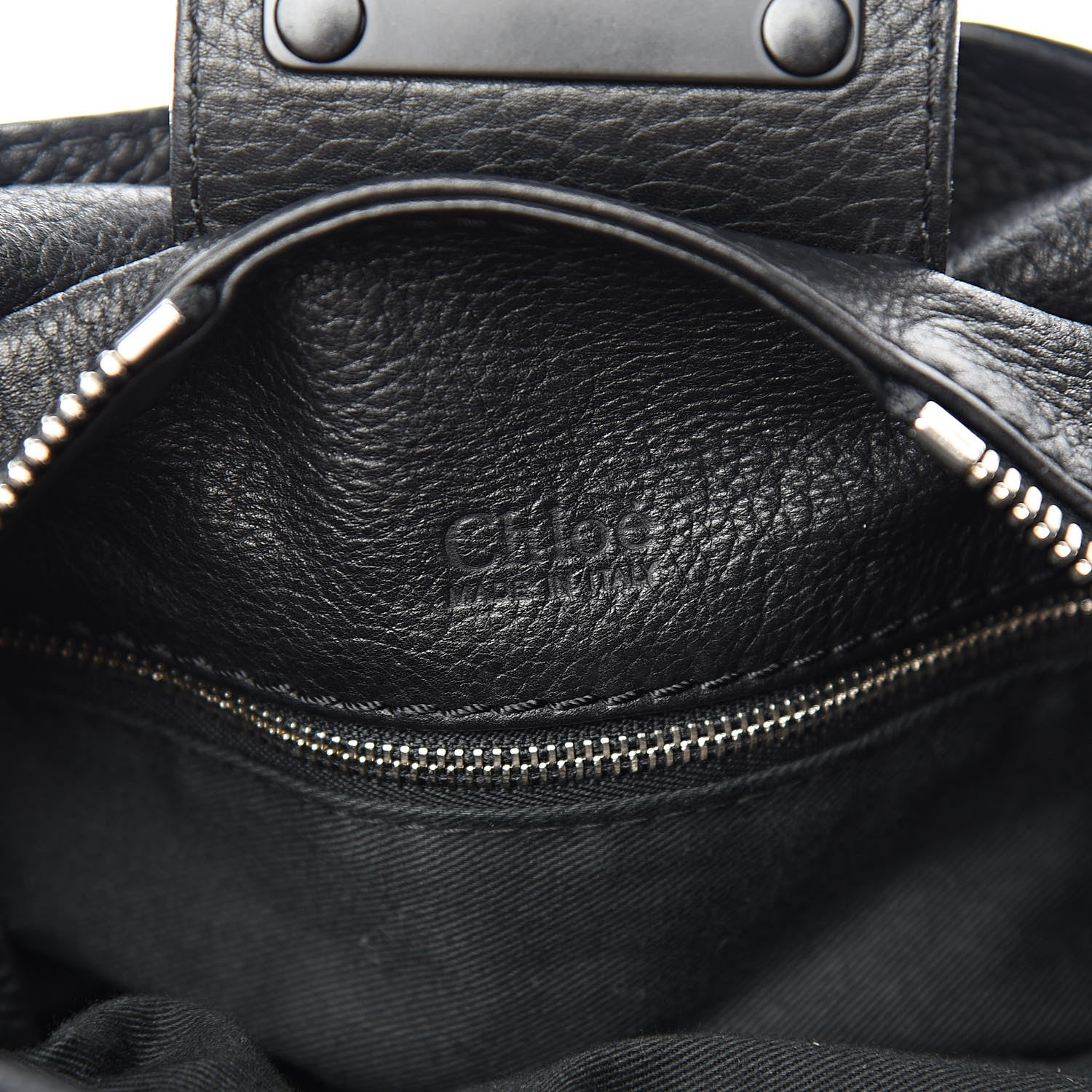 Chloe Calfskin Paddington Satchel Black 6 of 13