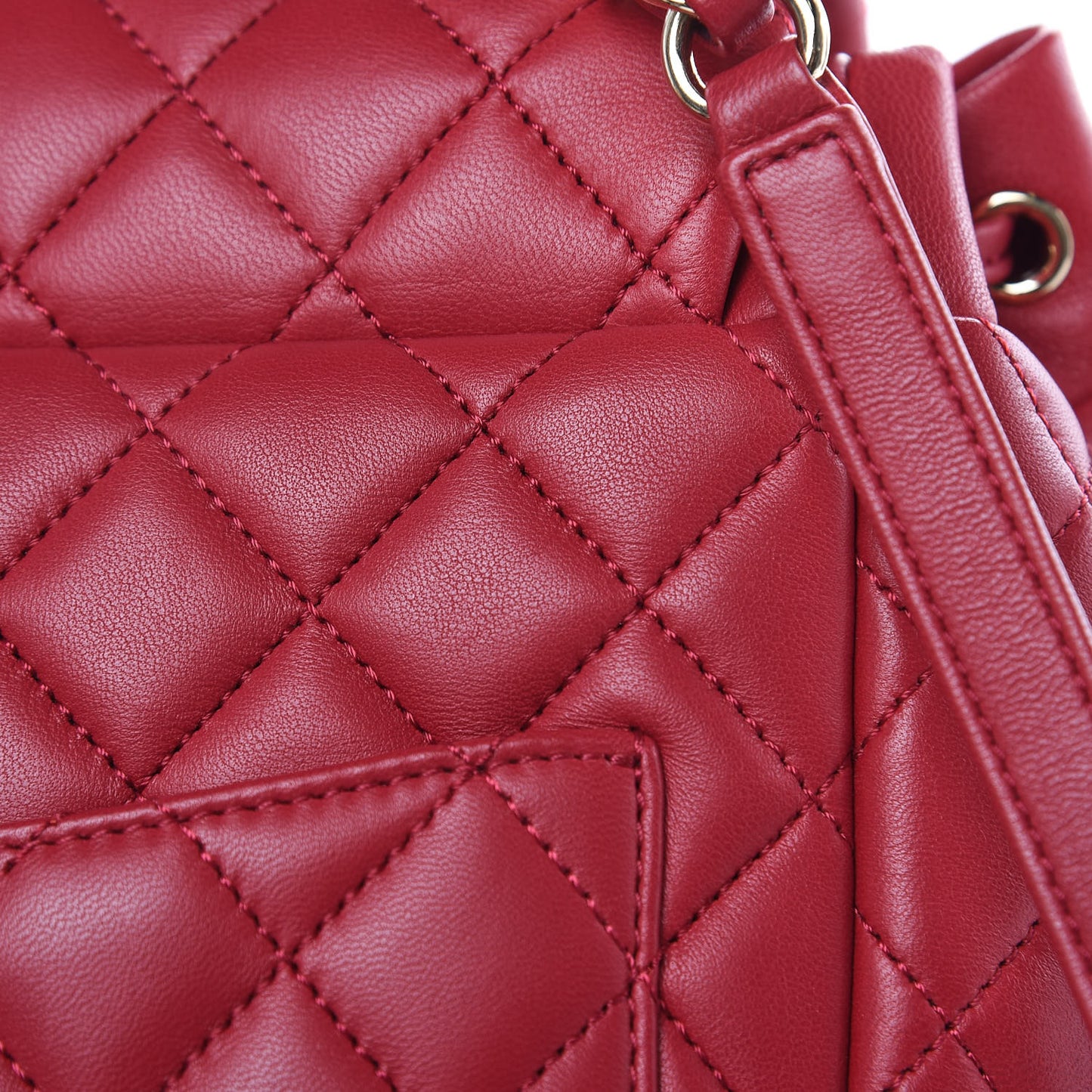 Lambskin Quilted Small Urban Spirit Backpack Dark Pink