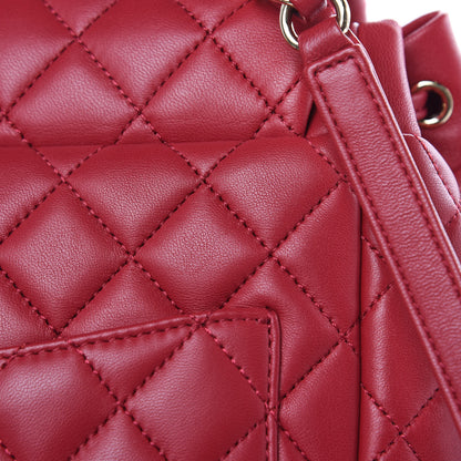 Chanel Lambskin Quilted Small Urban Spirit Backpack Dark Pink 13 of 16
