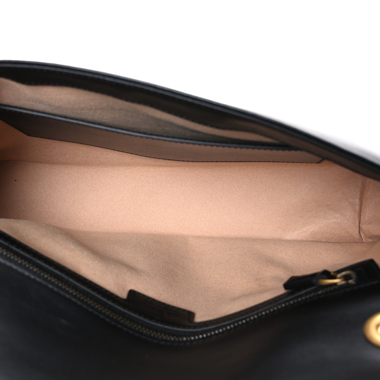 Gucci Calfskin Matelasse Medium GG Marmont Shoulder Bag Black 5 of 10