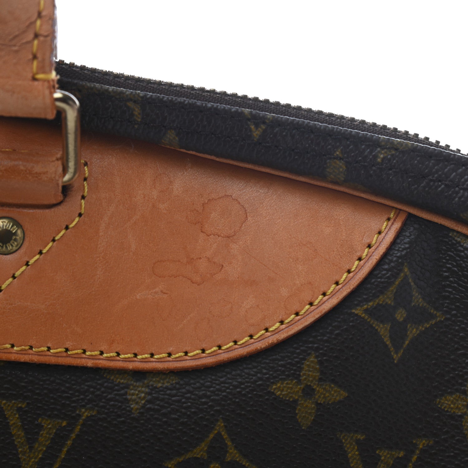 Louis Vuitton Monogram Alize 2 Compartment Luggage Travel Bag 17 of 19