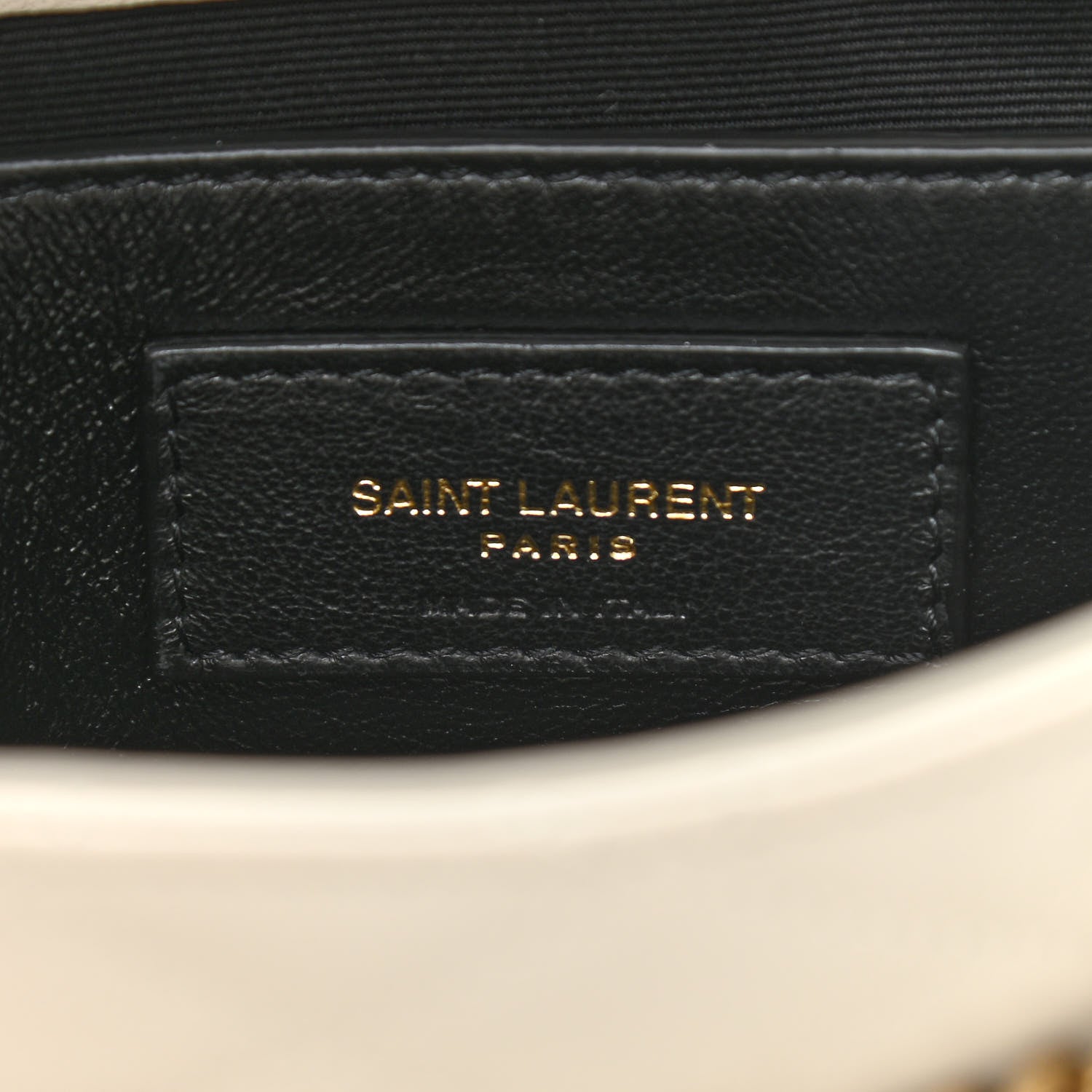 Saint Laurent Lambskin Quilted Monogram Mini Nolita Blanc Vintage 6 of 11
