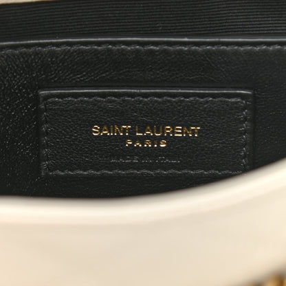 Saint Laurent Lambskin Quilted Monogram Mini Nolita Blanc Vintage 6 of 11