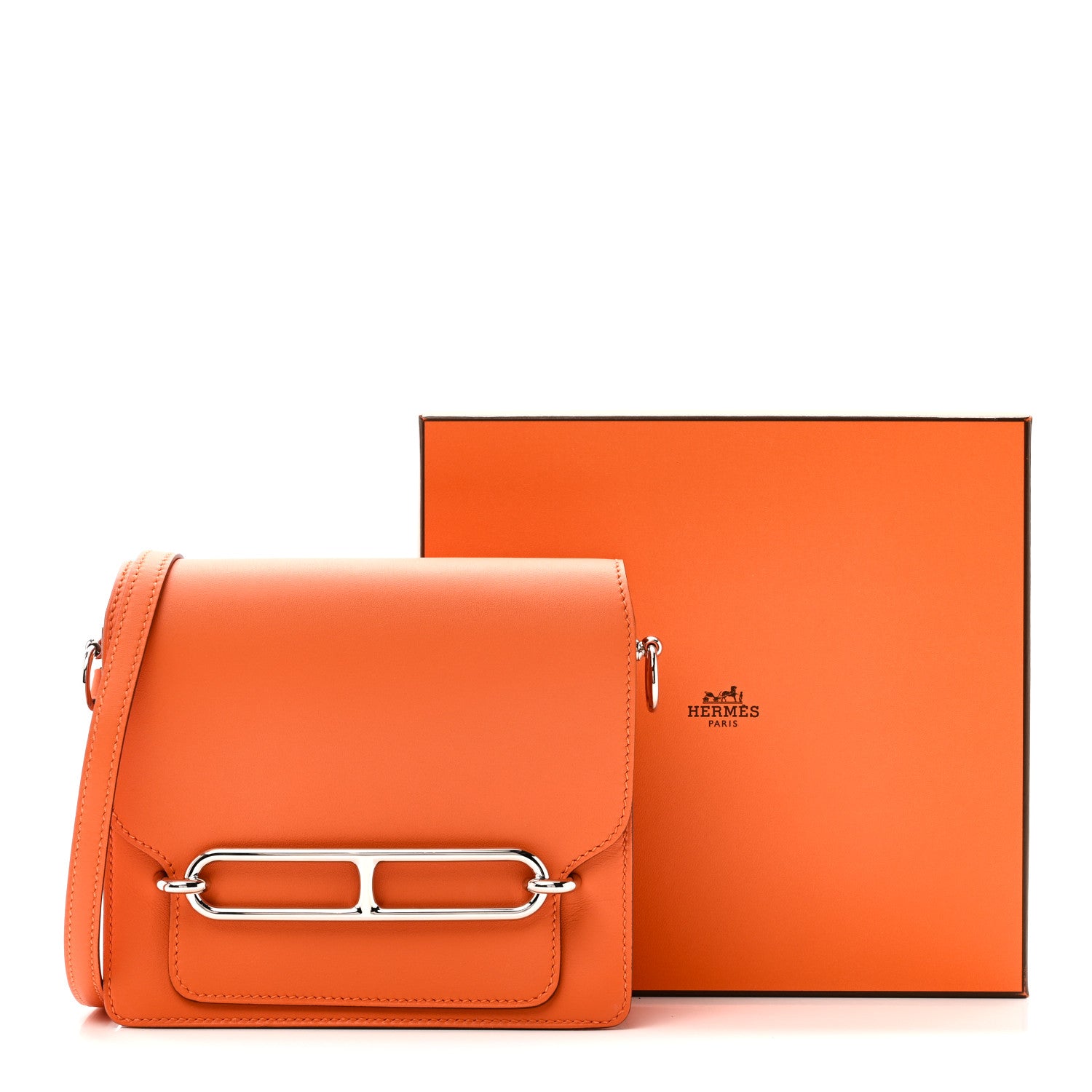 Hermes Swift Mini Sac Roulis Orange 1890394 – FASHIONPHILE