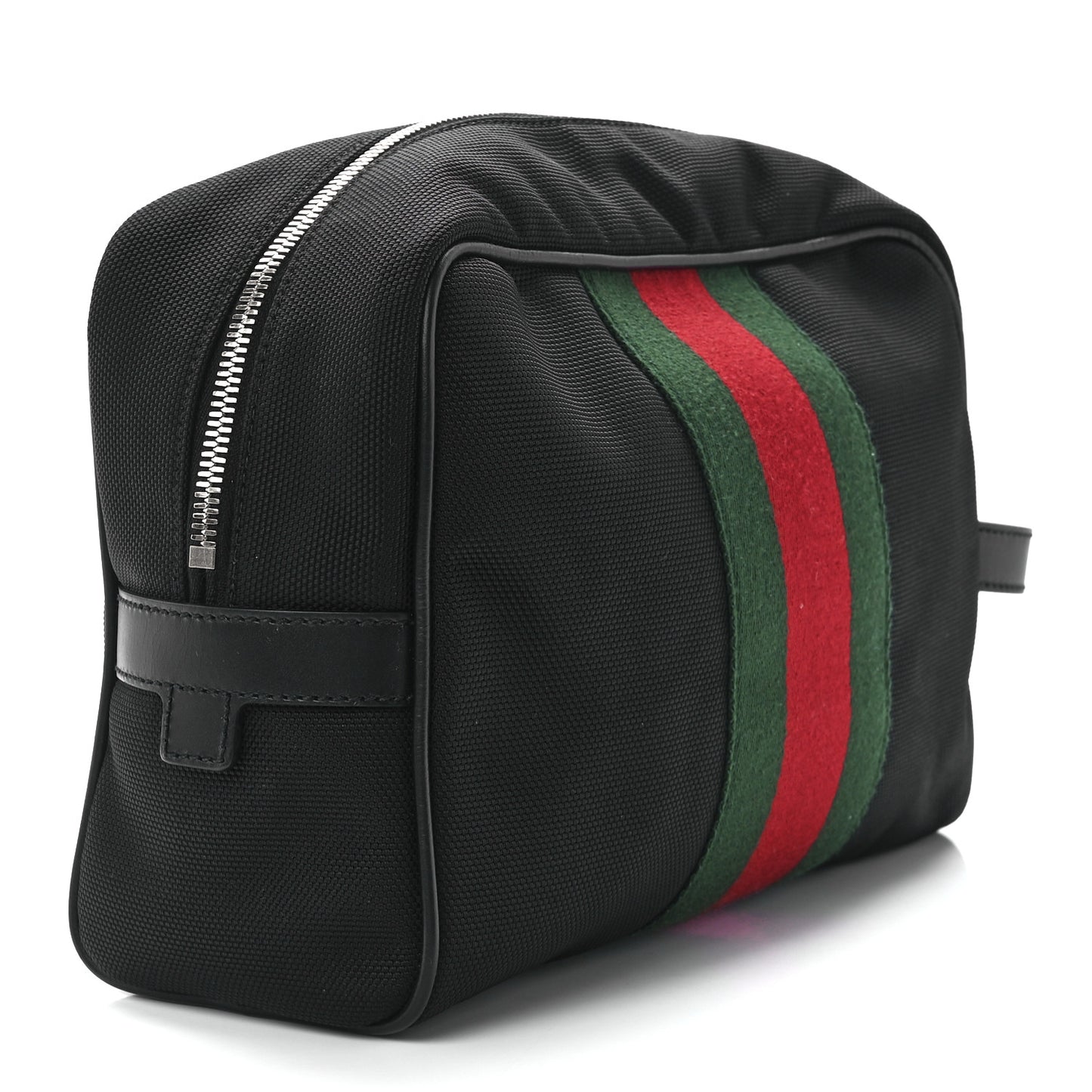 Techno Canvas Web Toiletry Case Black