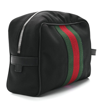 Gucci Techno Canvas Web Toiletry Case Black 2 of 12
