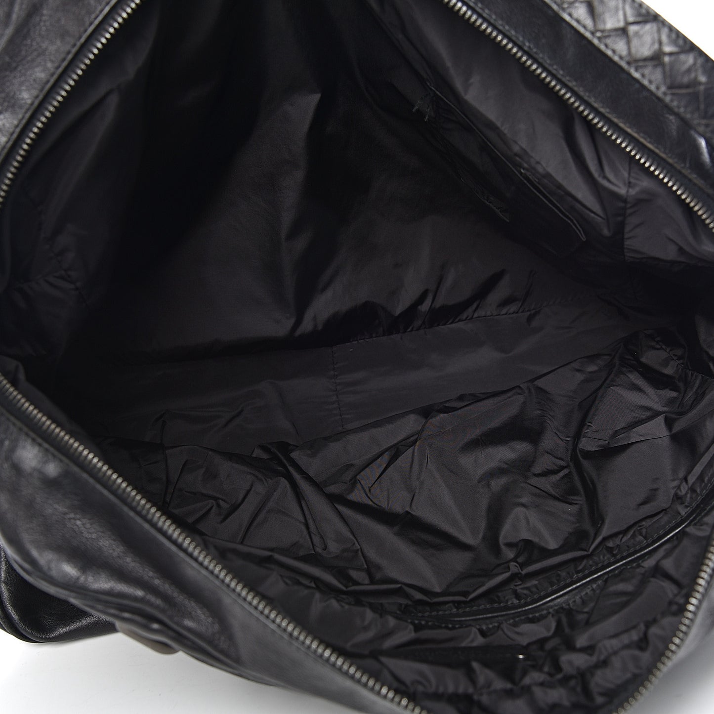 Nappa Intrecciato Multipocket Shoulder Bag Black