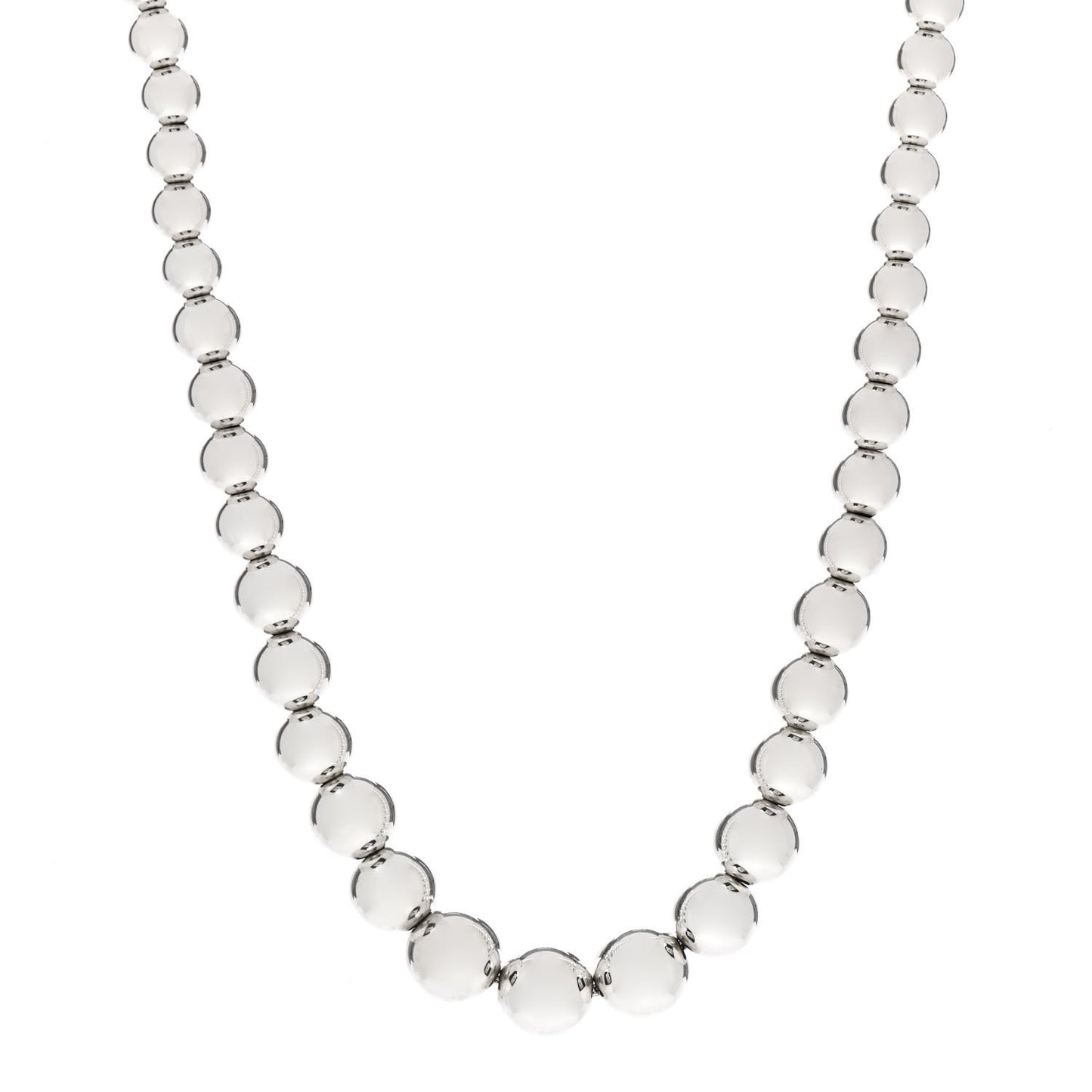 Sterling Silver HardWear Graduated Ball Necklace