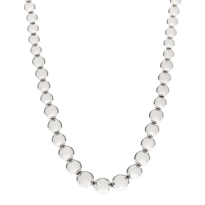 Tiffany Sterling Silver HardWear Graduated Ball Necklace 1 of 6