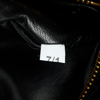 Prada Calf Hair Stampata Cow Medium East West Galleria Double Zip Bag White Moro 9 of 12