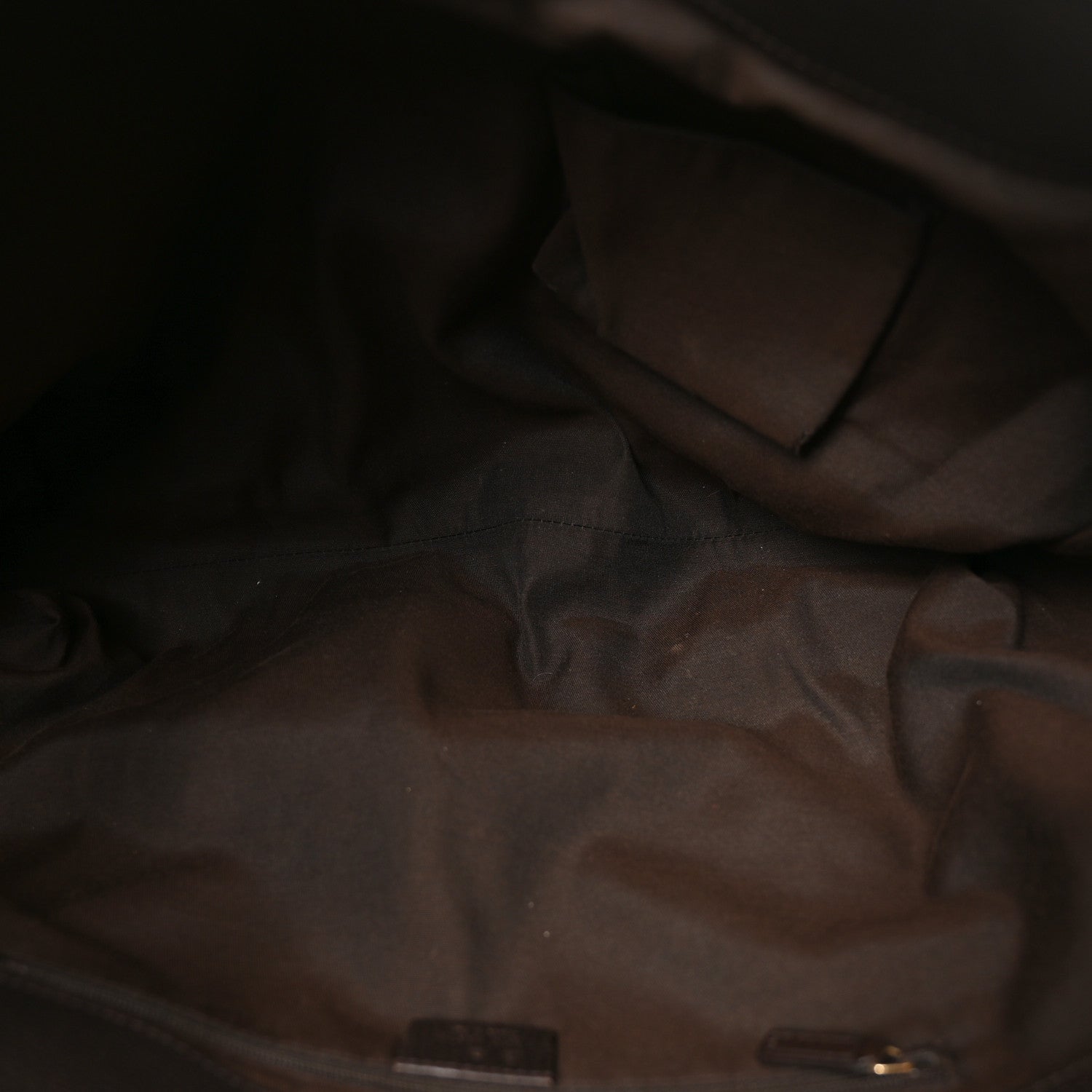 Gucci Crystal Monogram Large D Gold Ring Tote Dark Brown 5 of 11