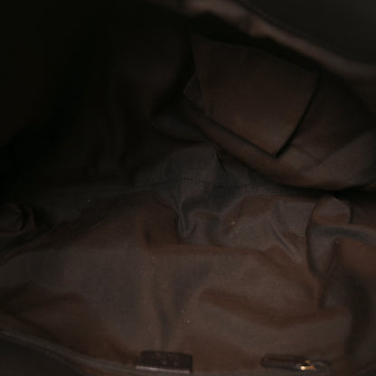 Gucci Crystal Monogram Large D Gold Ring Tote Dark Brown 5 of 11