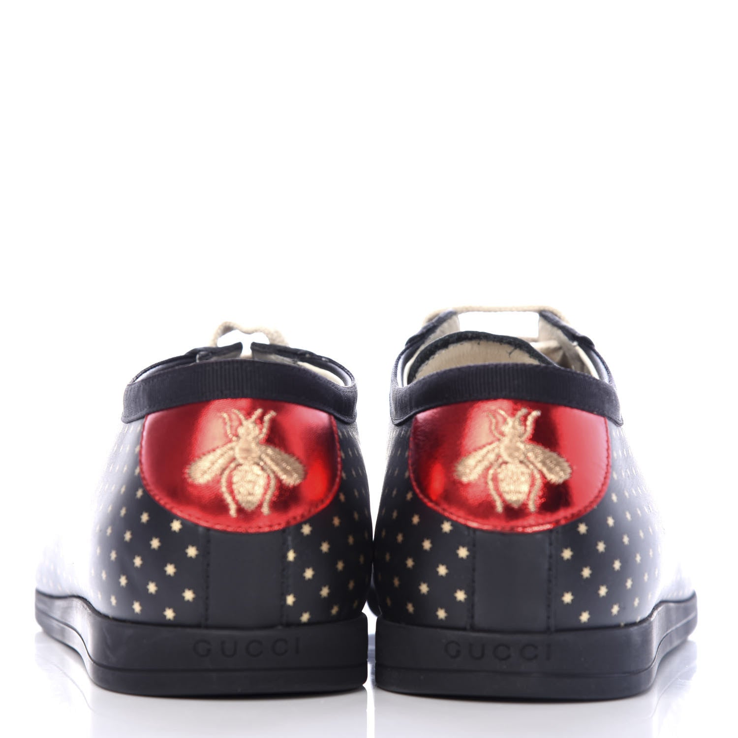 Gucci X SEGA Calfskin Guccy Mens Falacer Sneakers 6 Black 7 of 11