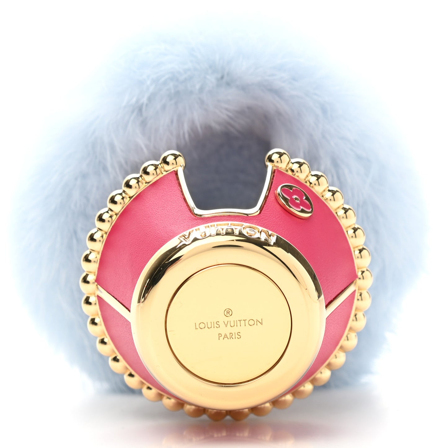 Mink Fur Fun Fair Big Wheel Bag Charm Key Holder