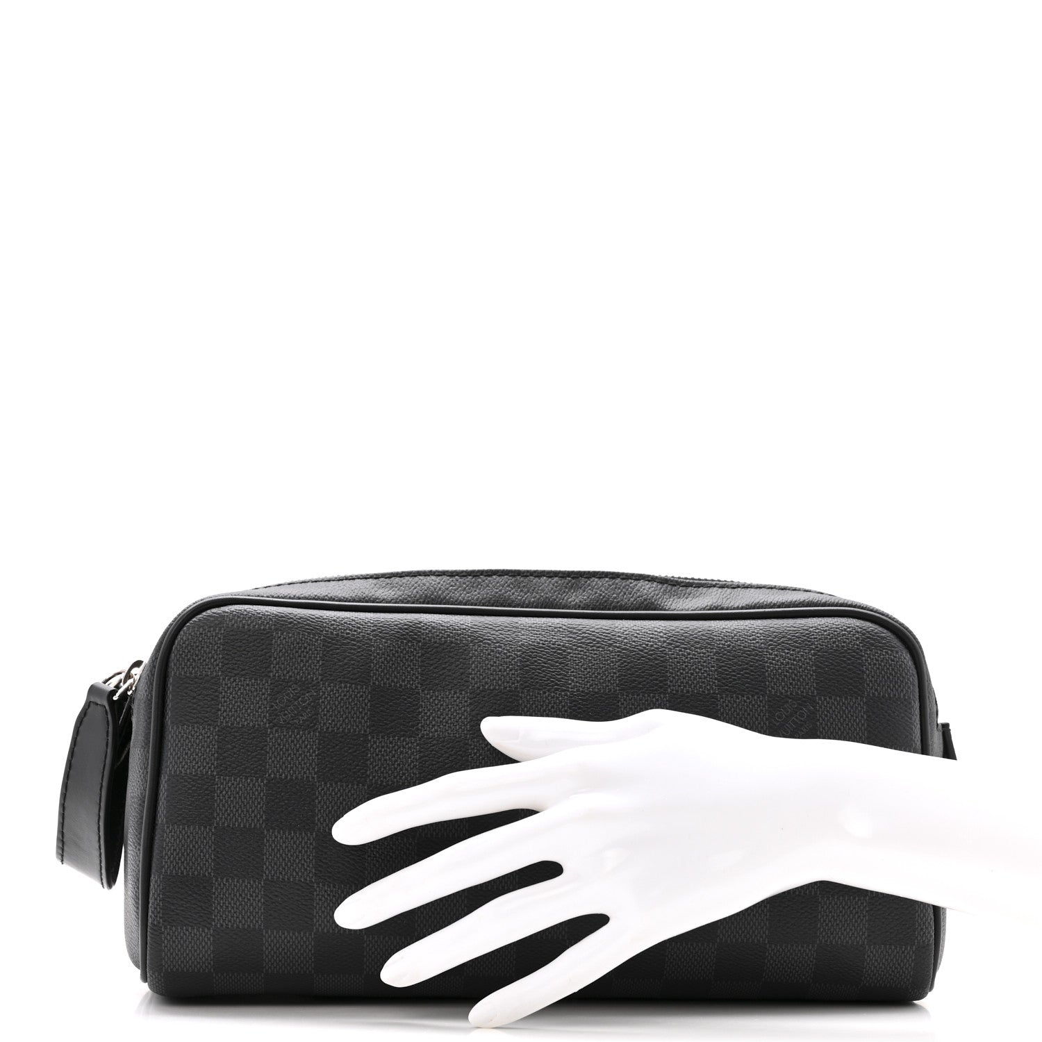Louis Vuitton Damier Graphite Dopp Kit Toilet Pouch 1839484