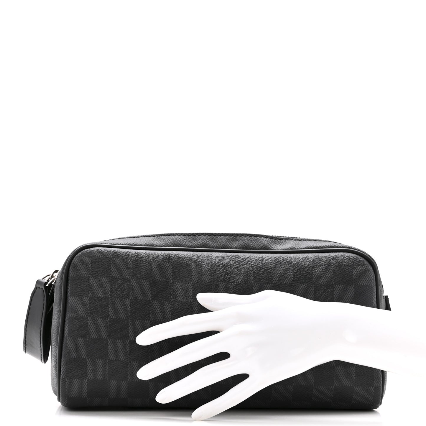Damier Graphite Dopp Kit Toilet Pouch
