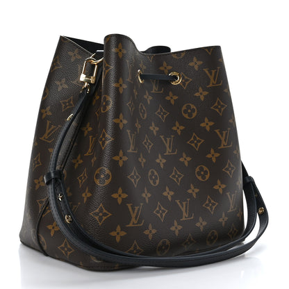 Louis Vuitton Monogram Neonoe MM Black 3 of 10