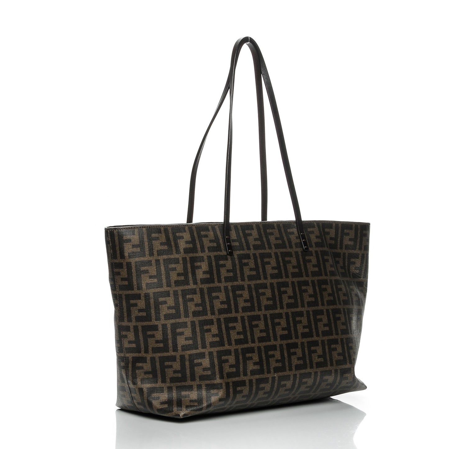 Zucca Spalmati Medium Roll Tote Tobacco Moro