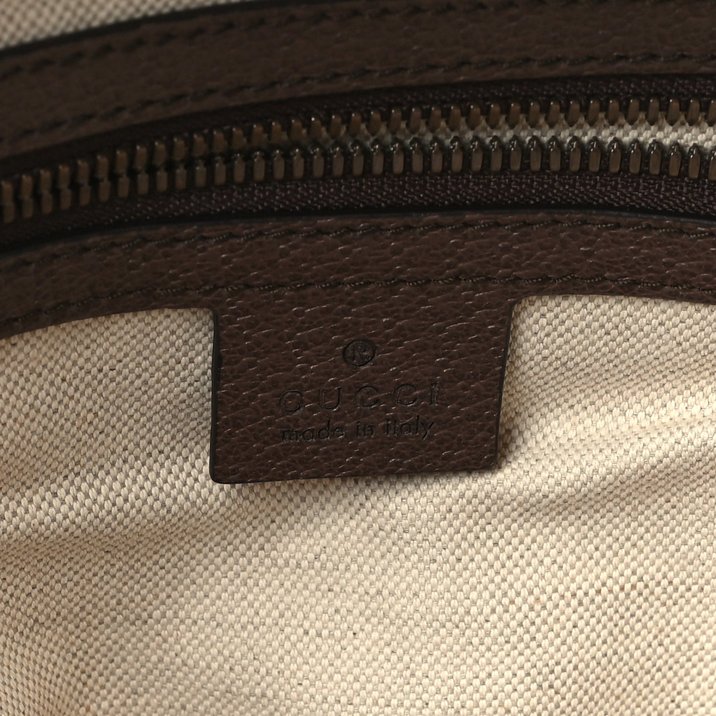 GG Supreme Monogram Calfskin Web Small Ophidia Day BackpacK Beige Ebony New Acero