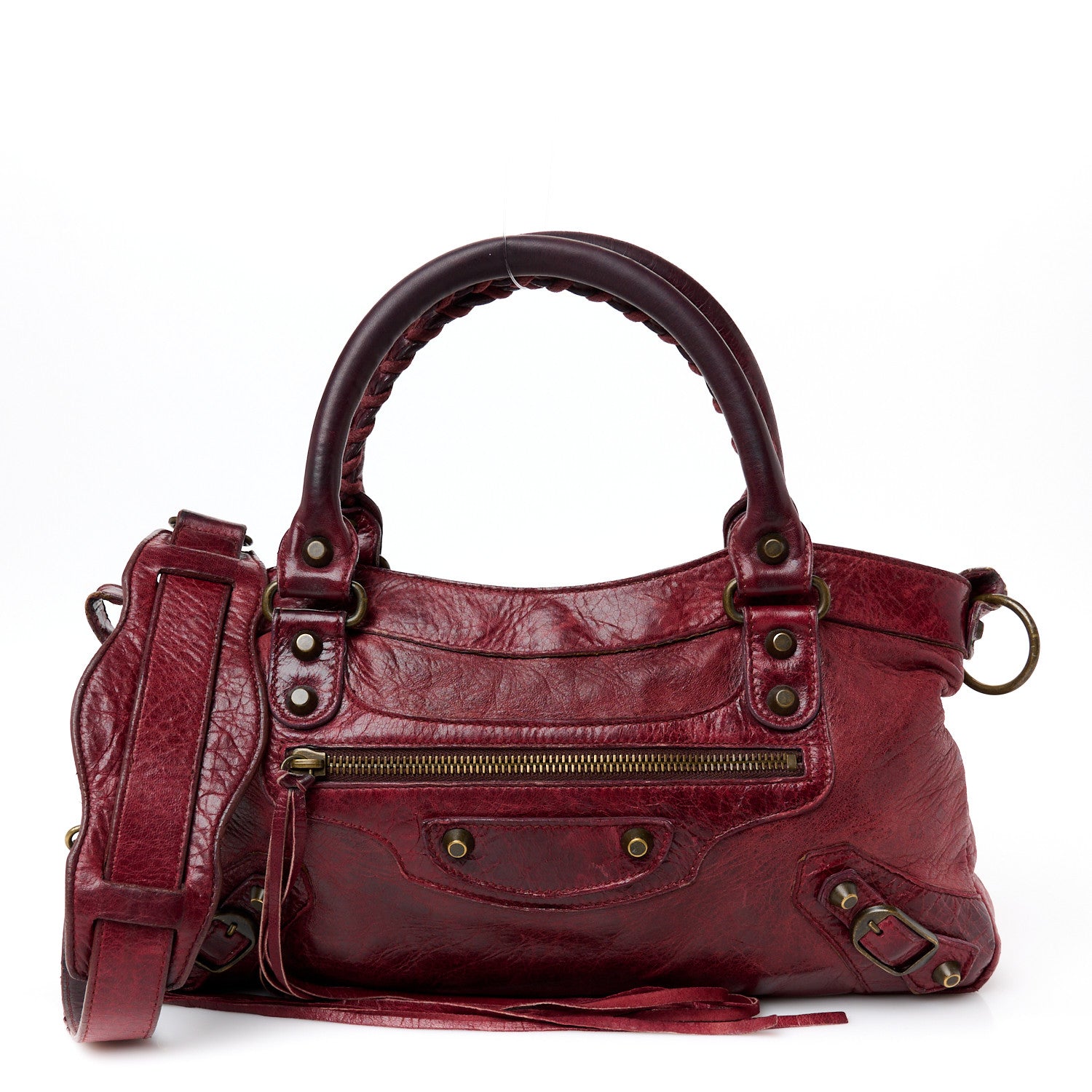 Balenciaga Agneau Classic Hardware First Bordeaux 1 of 14