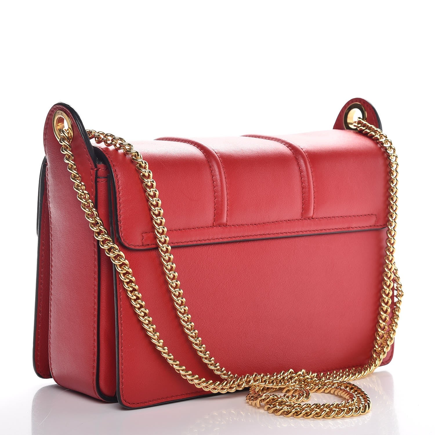 Lanvin Calfskin Small Jiji Crossbody Bag Red 4 of 8