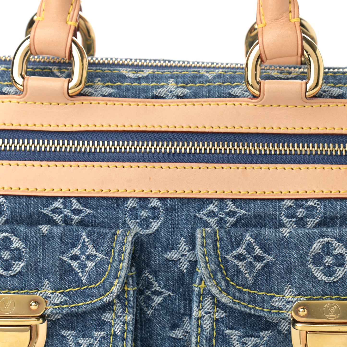Monogram Denim Neo Speedy Blue