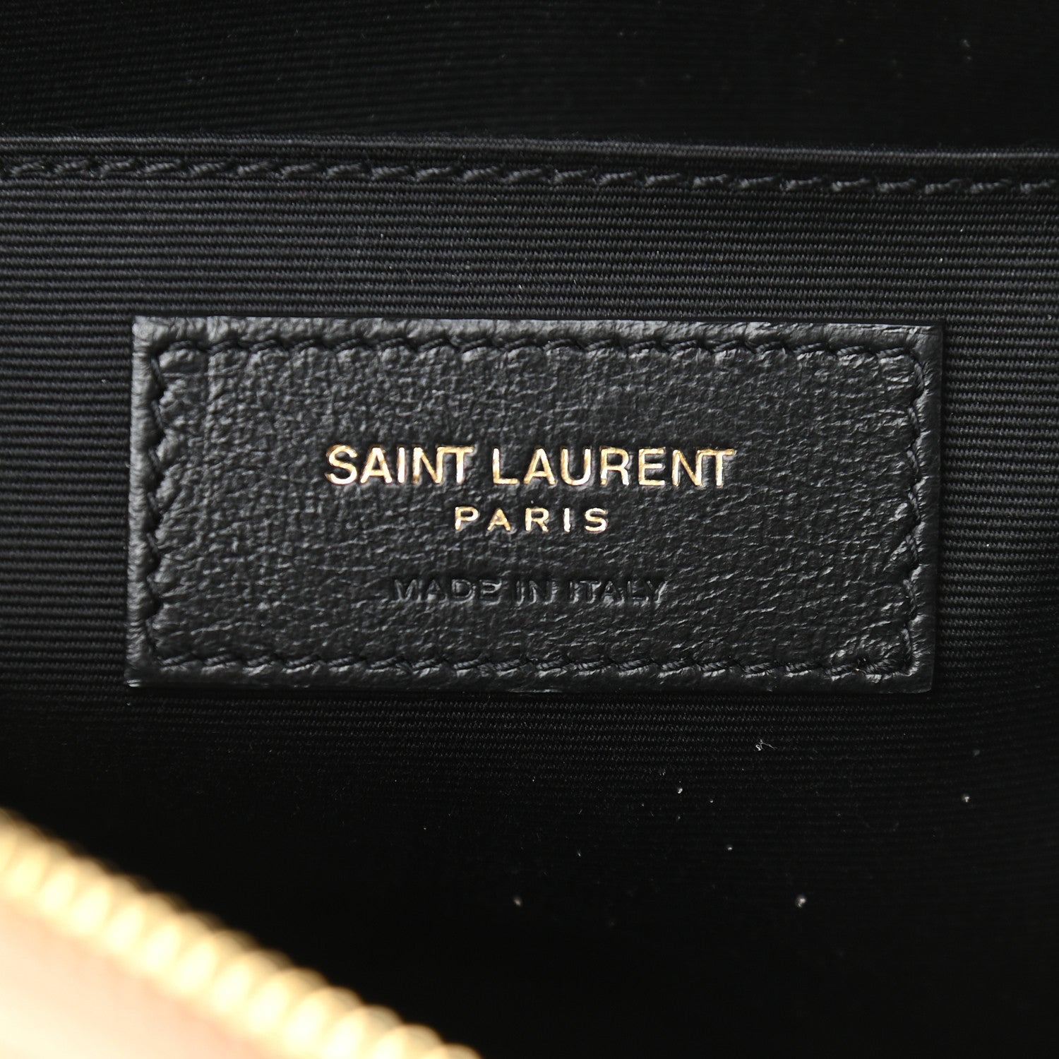 Saint Laurent Calfskin Matelasse Monogram Lou Camera Bag Dark Beige 6 of 9