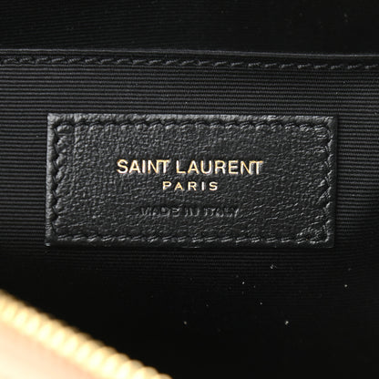 Saint Laurent Calfskin Matelasse Monogram Lou Camera Bag Dark Beige 6 of 9