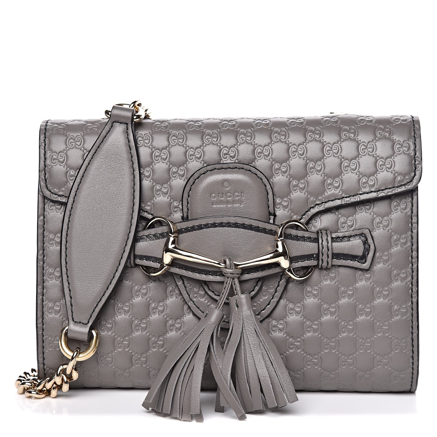 Gucci Soft Microguccissima Mini Emily Chain Shoulder Bag Loess 427120 ...