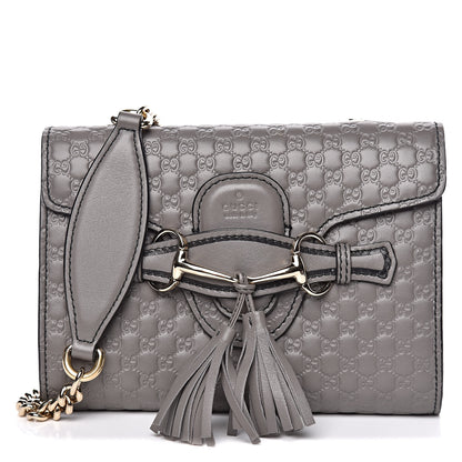 Gucci Soft Microguccissima Mini Emily Chain Shoulder Bag Loess 1 of 9