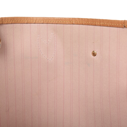 Louis Vuitton Damier Azur Neo Neverfull MM Rose Ballerine 12 of 19