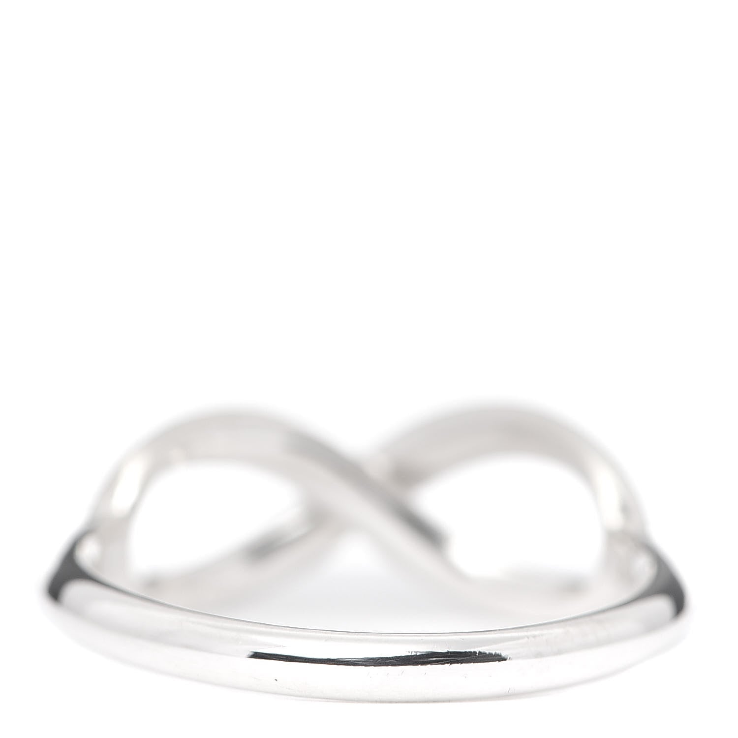 Tiffany Sterling Silver Infinity Ring 54 7 4 of 5