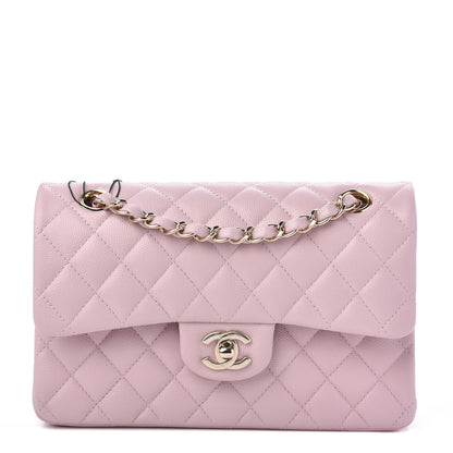 Chanel Caviar Quilted Small Double Flap Light Pink 1 of 10
