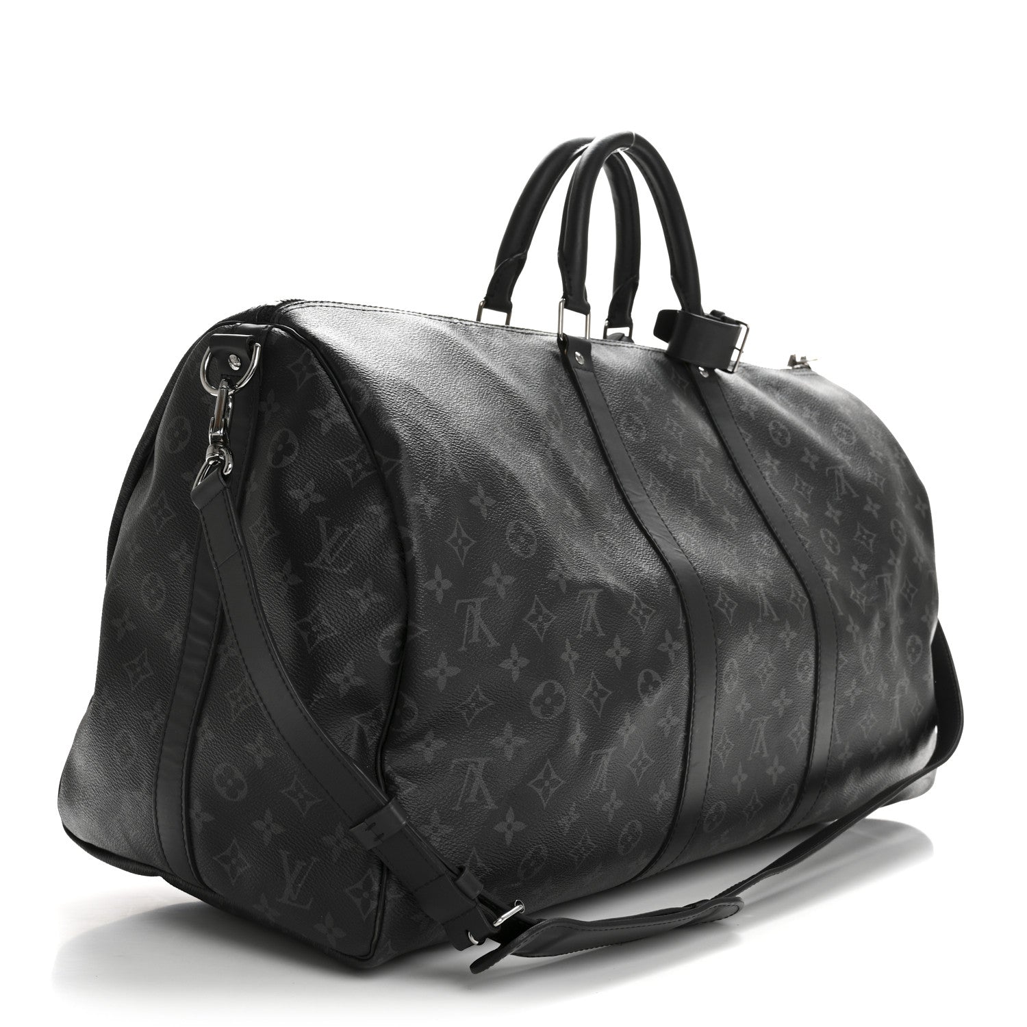 Louis Vuitton Monogram Eclipse Keepall Bandouliere 55 2 of 11