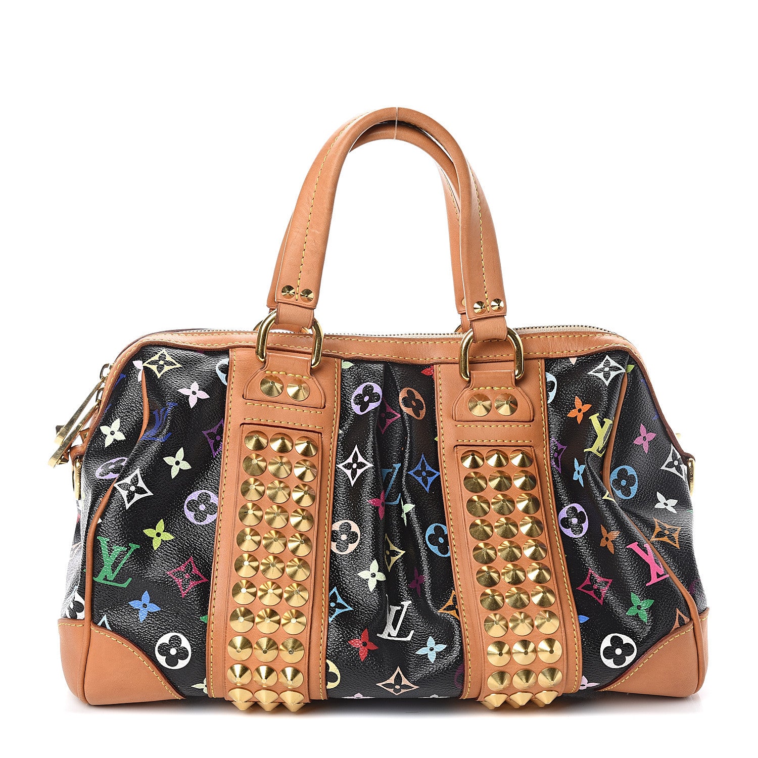 Louis Vuitton Monogram Multicolor Courtney MM Black 1 of 8