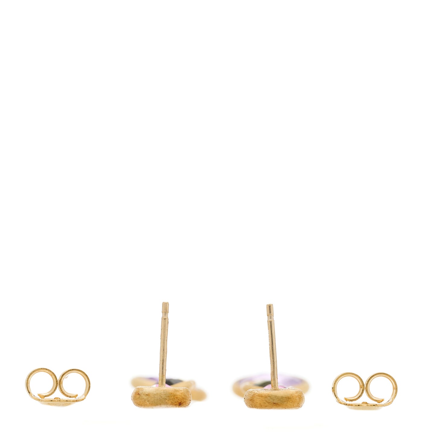 18K Yellow Gold Multi Gemstone Jaipur Color Drop Earrings