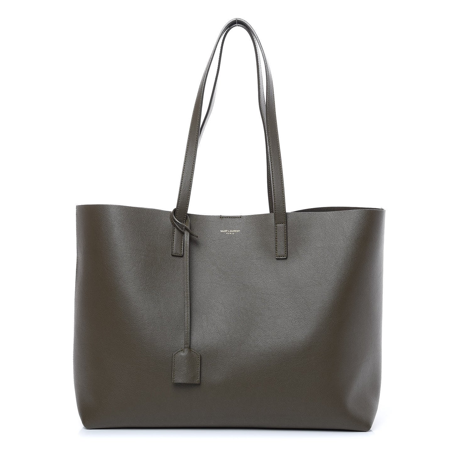 Calfskin Large Shopping Tote Earth