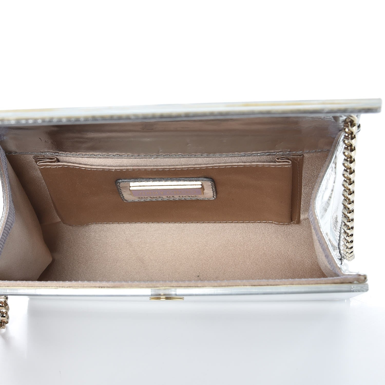 Jimmy Choo Acrylic Candy Mirro Clutch Silver 5 of 6