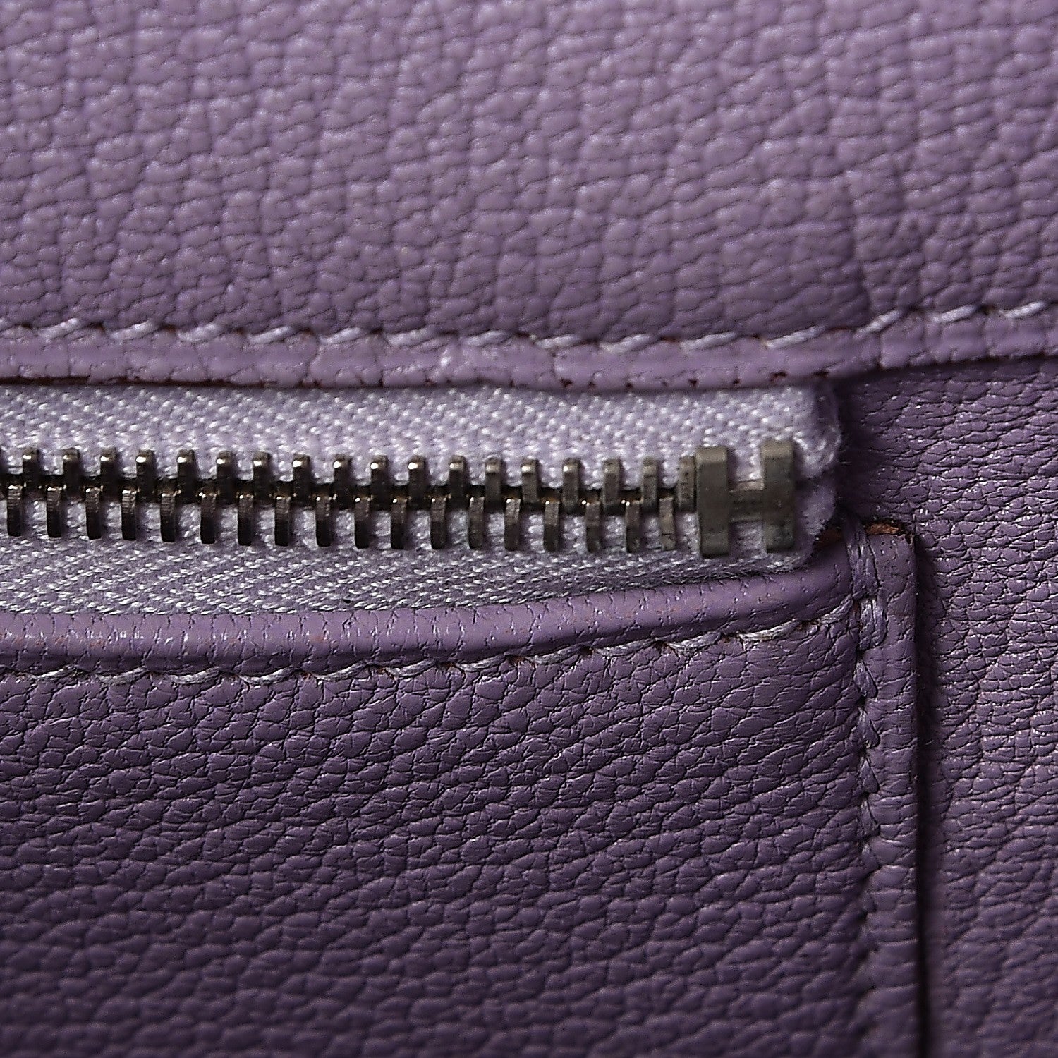 Hermes Epsom Horseshoe Birkin 35 Etain Lilac 20 of 27