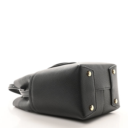 Salvatore Ferragamo Grained Calfskin Mini Gancino Bucket Bag Black 4 of 9