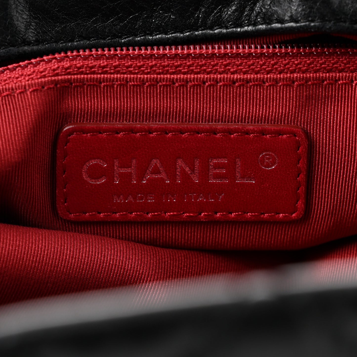 Glazed Calfskin Quilted Beijing Backpack Black