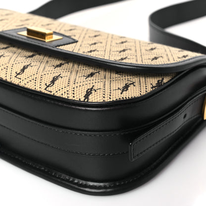 Saint Laurent Canvas Monogram All Over Satchel Bag Beige 8 of 8