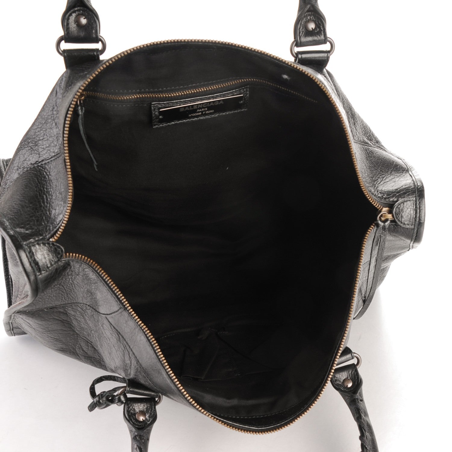 Balenciaga Agneau Classic Hardware Work Black 5 of 7