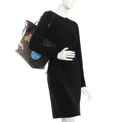 Louis Vuitton Monogram World Tour Neverfull MM 2 of 9