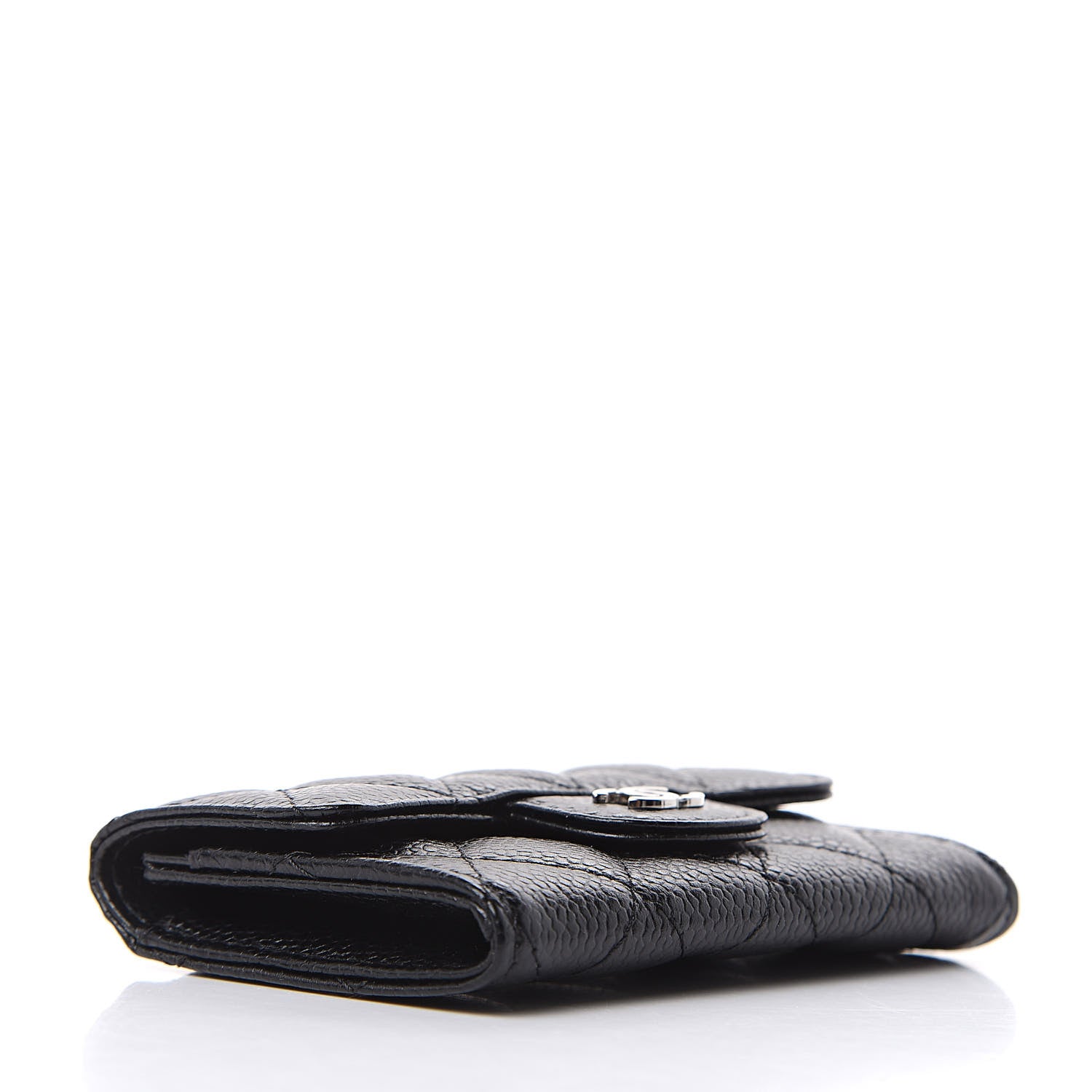 Chanel Caviar Quilted Flap Card Holder Black 4 of 10