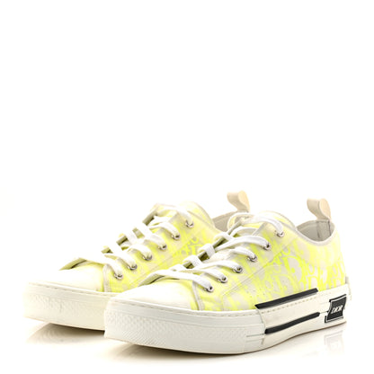 Christian Dior Technical Canvas Oblique Mens B23 Low Top Sneaker 43 Yellow 4 of 10