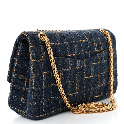 Chanel Fantasy Tweed 2.55 Reissue 226 Flap Blue 3 of 10